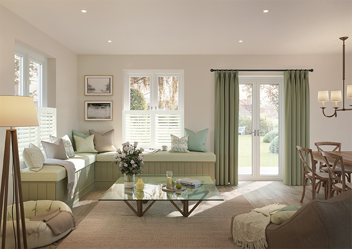 Bromley, Snow White - Cafe Style Plantation Shutter - Image 8